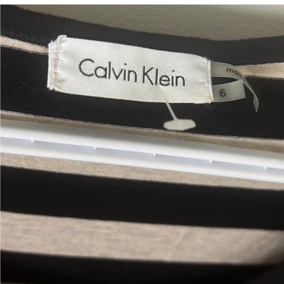 Calvin Klein Rugby Stripes Maxi Dress size 6 - Picture 7 of 8